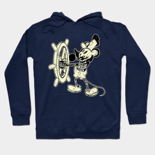 Classic Steamboat Willie Skull Hoodie